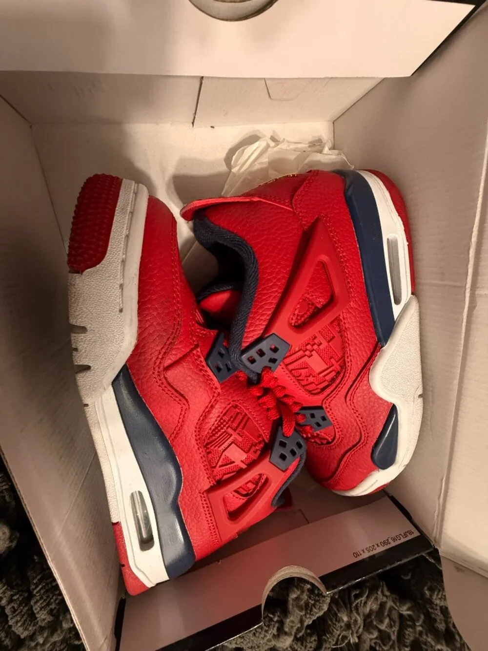 Air Jordan 4 Retro FIBA Red Size 4Y